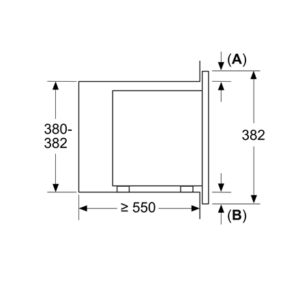 Bosch | Microwave Oven | BFL623MS3 | Built-in | 800 W | 20 L | Stainless steel - Image 5