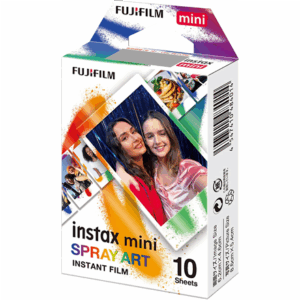 Fujifilm | Instax Mini | Art Spray Sheet (10pl) Instant Film | 54 x 86 mm | Hi-Speed ISO 800 – With superb grain quality, INSTAX Contact Sheet Film ensures vibrant colors and natural skin tones - Image 2
