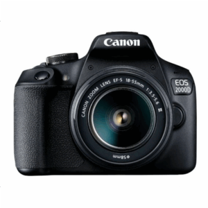 Canon | EOS | 2000D 18-55 III EU26 | SLR Camera Kit | Megapixel 24.1 MP | ISO sensitivity (max) 12800 | Display diagonal 3.0 " | Wi-Fi | Video recording | APS-C | Black - Image 4