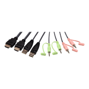 Aten | 2-Port USB 4K HDMI Cable KVM Switch with Remote Port Selector | CS22H-AT - Image 2