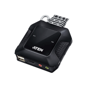 Aten | 2-Port USB 4K HDMI Cable KVM Switch with Remote Port Selector | CS22H-AT - Image 6