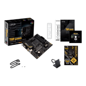 Asus | TUF GAMING A520M-PLUS | Processor family  AMD | Processor socket AM4 | DDR4 | Memory slots 4 | Supported hard disk drive interfaces SATA, M.2 | Number of SATA connectors 4 | Chipset  AMD A520 | Micro ATX - Image 11