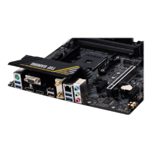 Asus | TUF GAMING A520M-PLUS | Processor family  AMD | Processor socket AM4 | DDR4 | Memory slots 4 | Supported hard disk drive interfaces SATA, M.2 | Number of SATA connectors 4 | Chipset  AMD A520 | Micro ATX - Image 12