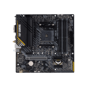 Asus | TUF GAMING A520M-PLUS | Processor family  AMD | Processor socket AM4 | DDR4 | Memory slots 4 | Supported hard disk drive interfaces SATA, M.2 | Number of SATA connectors 4 | Chipset  AMD A520 | Micro ATX - Image 5