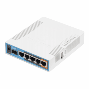 RB962UiGS-5HacT2HnT | hAP ac | 802.11ac | 1300 Mbit/s | 10/100/1000 Mbit/s | Ethernet LAN (RJ-45) ports 5 | MU-MiMO Yes | 12 month(s) - Image 1