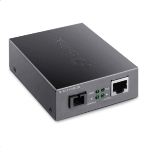 TP-LINK | VDM Media Converter with 1-Port PoE | TL-FC111PB-20 | 10/100M RJ45 port - Image 2