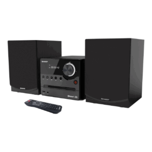 Sharp XL-B512(BK) Hi-Fi Micro System, CD/FM/USB/Bluetooth v5.0, 45W, Black | Sharp | Hi-Fi Micro System | XL-B512(BK) | Black | USB port | AUX in | Bluetooth | CD player | FM radio | Wireless connection - Image 9