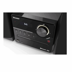 Sharp XL-B512(BK) Hi-Fi Micro System, CD/FM/USB/Bluetooth v5.0, 45W, Black | Sharp | Hi-Fi Micro System | XL-B512(BK) | Black | USB port | AUX in | Bluetooth | CD player | FM radio | Wireless connection - Image 4