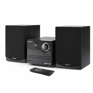 Sharp XL-B512(BK) Hi-Fi Micro System, CD/FM/USB/Bluetooth v5.0, 45W, Black | Sharp | Hi-Fi Micro System | XL-B512(BK) | Black | USB port | AUX in | Bluetooth | CD player | FM radio | Wireless connection - Image 6