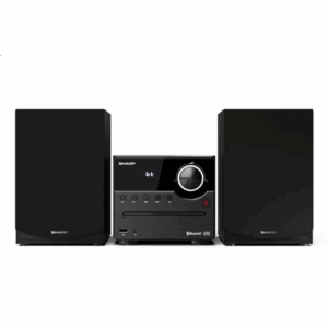 Sharp XL-B512(BK) Hi-Fi Micro System, CD/FM/USB/Bluetooth v5.0, 45W, Black | Sharp | Hi-Fi Micro System | XL-B512(BK) | Black | USB port | AUX in | Bluetooth | CD player | FM radio | Wireless connection - Image 8