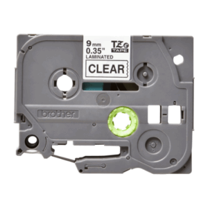 Brother | TZe-121 Laminated Tape | Black on Clear | TZe | 8 m | 9 cm - Image 3