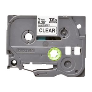 Brother | TZe-121 Laminated Tape | Black on Clear | TZe | 8 m | 9 cm - Image 5
