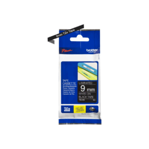 Brother | TZe-325 Laminated Tape | White on Black | TZe | 8 m | 9 cm - Image 1