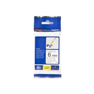 Brother | TZe-FX211 Flexible ID Laminated Tape | Black on White | TZe | 8 m | 0.6 cm - Image 2
