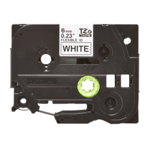 Brother | TZe-FX211 Flexible ID Laminated Tape | Black on White | TZe | 8 m | 0.6 cm - Image 6