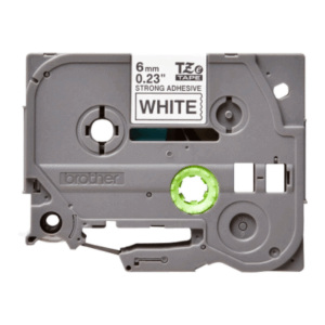 Brother | TZe-S211 Strong Adhesive Laminated Tape | Black on White | TZe | 8 m | 6 cm - Image 15