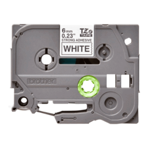 Brother | TZe-S211 Strong Adhesive Laminated Tape | Black on White | TZe | 8 m | 6 cm - Image 6