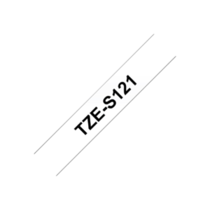 Brother | TZe-S121 Strong Adhesive Laminated Tape | Black on Clear | TZe | 8 m | 9 cm - Image 13