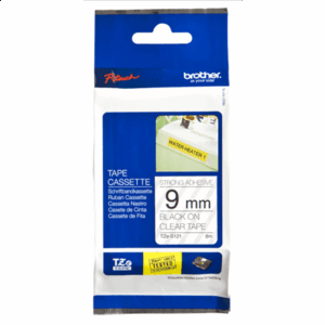Brother | TZe-S121 Strong Adhesive Laminated Tape | Black on Clear | TZe | 8 m | 9 cm - Image 2