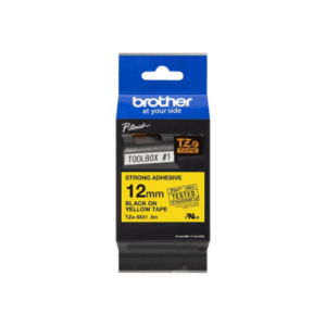Brother | TZe-S631 Strong Adhesive Laminated Tape | Black on Yellow | TZe | 8 m | 1.2 cm - Image 11