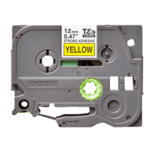 Brother | TZe-S631 Strong Adhesive Laminated Tape | Black on Yellow | TZe | 8 m | 1.2 cm - Image 6