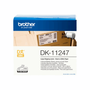 Brother | DK-11247 | Black on White | 180 labels per roll | 10.3 x 16.4 cm - Image 2