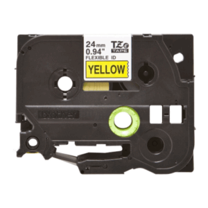 Brother | TZe-FX651 Flexible ID Laminated Tape | Black on Yellow | TZe | 8 m | 2.4 cm - Image 11