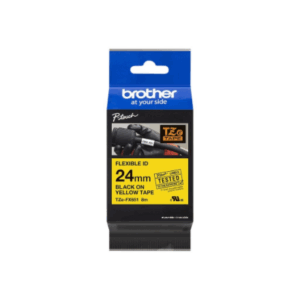 Brother | TZe-FX651 Flexible ID Laminated Tape | Black on Yellow | TZe | 8 m | 2.4 cm - Image 7
