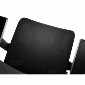 Genesis Ergonomic Chair Astat 700 Base material Aluminum; Castors material: Nylon with CareGlide coating | Black - Image 8