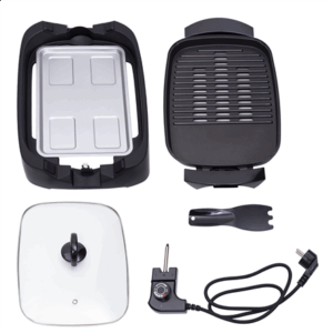 Adler | Electric Grill | AD 6610 | Table | 3000 W | Black - Image 4
