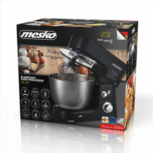 Mesko | MS 4217 | 1200 W | Number of speeds 6 | Bowl capacity 3.5 L | Stainless steel/Black - Image 7