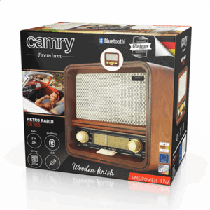 Camry | Retro Radio | CR 1188 | Wooden - Image 8