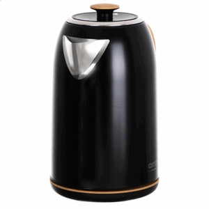 Camry | Kettle | CR 1342 | Electric | 2200 W | 1.7 L | Stainless steel | 360° rotational base | Black - Image 2