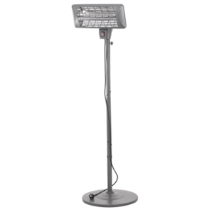 Camry | Standing Heater | CR 7737 | Patio heater | 2000 W | Number of power levels 2 | Suitable for rooms up to 14 m² | Grey | IP24 - Image 2