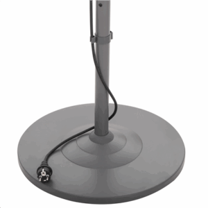 Camry | Standing Heater | CR 7737 | Patio heater | 2000 W | Number of power levels 2 | Suitable for rooms up to 14 m² | Grey | IP24 - Image 5