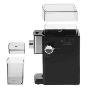 Adler | Coffee Grinder | AD 4448 | 300 W | Coffee beans capacity 250 g | Number of cups 12 per container pc(s) | Black - Image 4