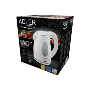 Adler | Kettle | AD 1207 | Standard | 2000 W | 1.5 L | Plastic | 360° rotational base | White - Image 11