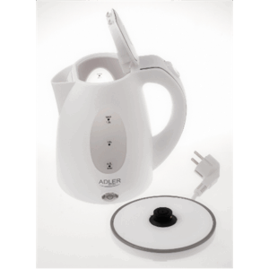 Adler | Kettle | AD 1207 | Standard | 2000 W | 1.5 L | Plastic | 360° rotational base | White - Image 5