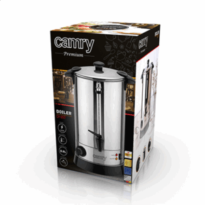 Camry | Boiler | CR 1267 | Electric | 950 W | 8.8 L | Stainless steel | Stainless steel - Image 4