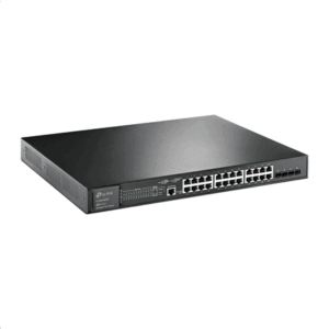 TP-LINK | 24-Port Gigabit and 4-Port 10GE SFP+ L2+ Managed Switch with 24-Port PoE+ | TL-SG3428XMP JetStream | Managed L2+ | Rackmountable - Image 2