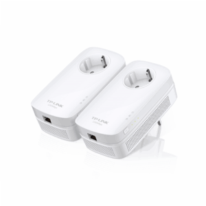 TP-LINK | AV1300 Gigabit Passthrough Powerline Starter Kit | TL-PA8010P KIT | 1300 Mbit/s | Ethernet LAN (RJ-45) ports 1 | No Wi-Fi | Extra socket - Image 2
