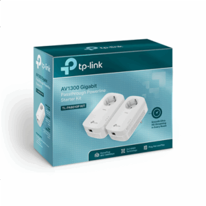 TP-LINK | AV1300 Gigabit Passthrough Powerline Starter Kit | TL-PA8010P KIT | 1300 Mbit/s | Ethernet LAN (RJ-45) ports 1 | No Wi-Fi | Extra socket - Image 3