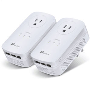 TP-LINK | AV1300 Gigabit Passthrough Powerline Starter Kit | TL-PA8030P KIT | 1300 Mbit/s | Ethernet LAN (RJ-45) ports 3 | No Wi-Fi | Extra socket - Image 1