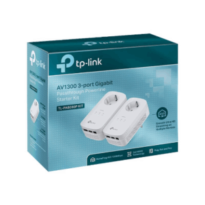 TP-LINK | AV1300 Gigabit Passthrough Powerline Starter Kit | TL-PA8030P KIT | 1300 Mbit/s | Ethernet LAN (RJ-45) ports 3 | No Wi-Fi | Extra socket - Image 3