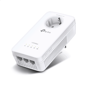 TP-LINK | AV1300 Gigabit Passthrough Powerline AC1200 Wi-Fi Extender | TL-WPA8631P | 1300 Mbit/s | Ethernet LAN (RJ-45) ports 3 | No Wi-Fi | Extra socket - Image 1
