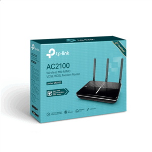 Wireless MU-MIMO VDSL/ADSL Modem Router | Archer VR2100 | 802.11ac | Ethernet LAN (RJ-45) ports 3 | Mesh Support Yes | MU-MiMO Yes | No mobile broadband | 1xUSB - Image 3