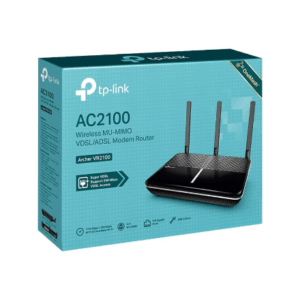 Wireless MU-MIMO VDSL/ADSL Modem Router | Archer VR2100 | 802.11ac | Ethernet LAN (RJ-45) ports 3 | Mesh Support Yes | MU-MiMO Yes | No mobile broadband | 1xUSB - Image 7