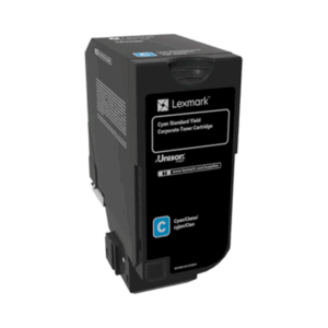 Lexmark Corporate | 74C2SCE | Laser Toner Cartridge | Cyan - Image 1