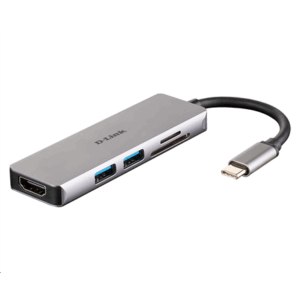 D-Link | 5-in-1 USB-C™ Hub with HDMI and SD/microSD Card Reader | DUB-M530 | USB Type-C - Image 1
