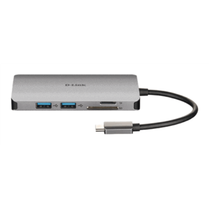 D-Link | 8-in-1 USB-C Hub with HDMI/Ethernet/Card Reader/Power Delivery | DUB-M810 | USB hub | USB Type-C - Image 2